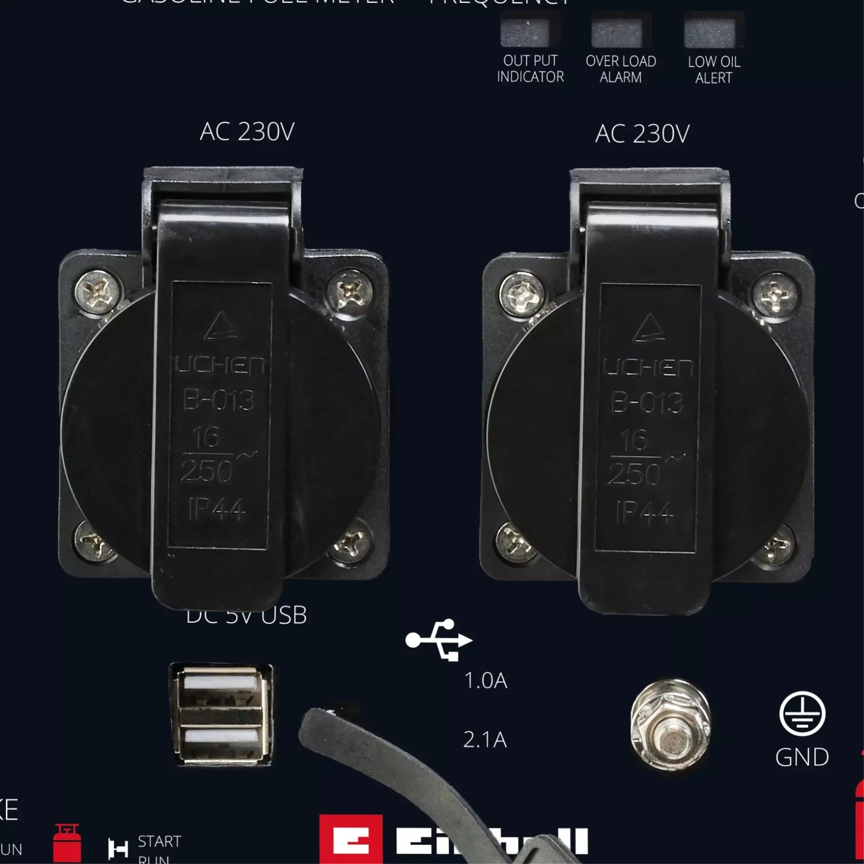 Генератор газобензиновий інверторний Einhell TE-IG 1900 DF 230В, 1.9 кВт (4152630)фото