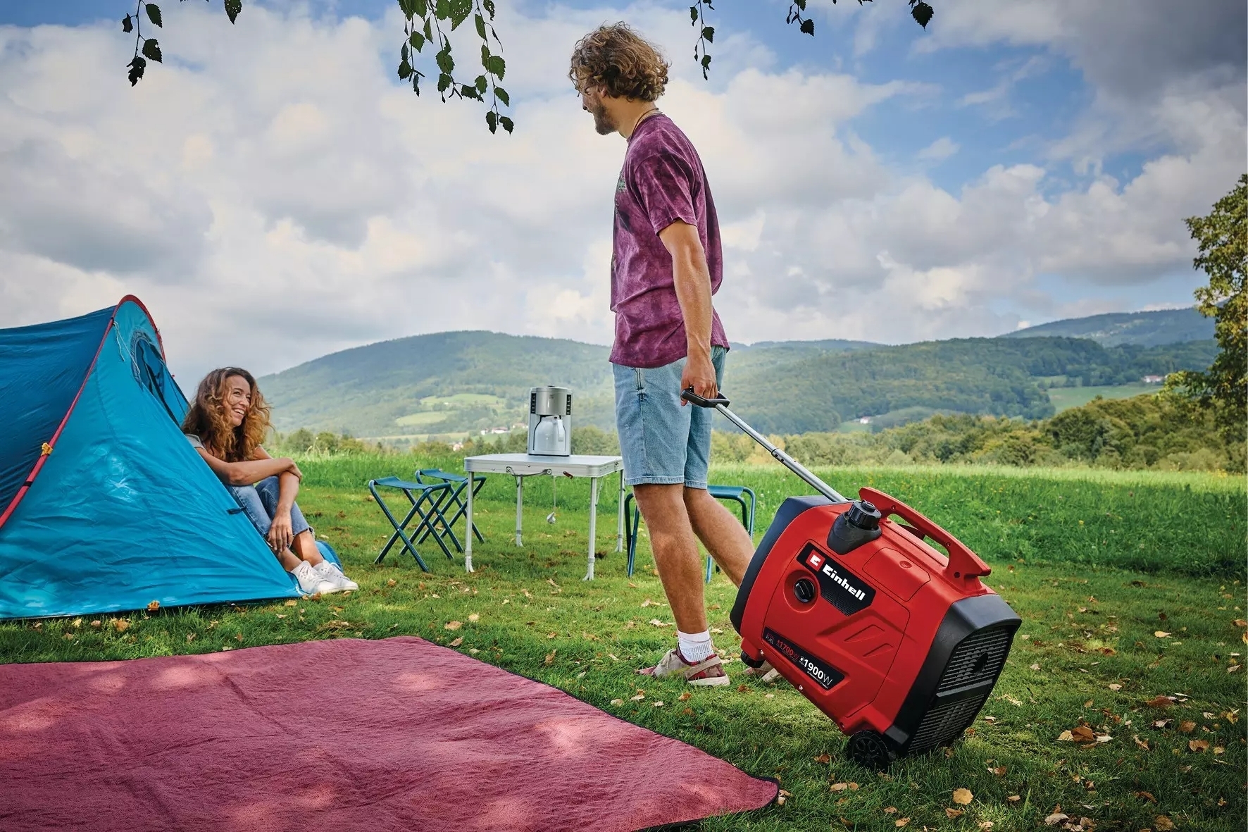 Генератор газобензиновий інверторний Einhell TE-IG 1900 DF 230В, 1.9 кВт (4152630)фото