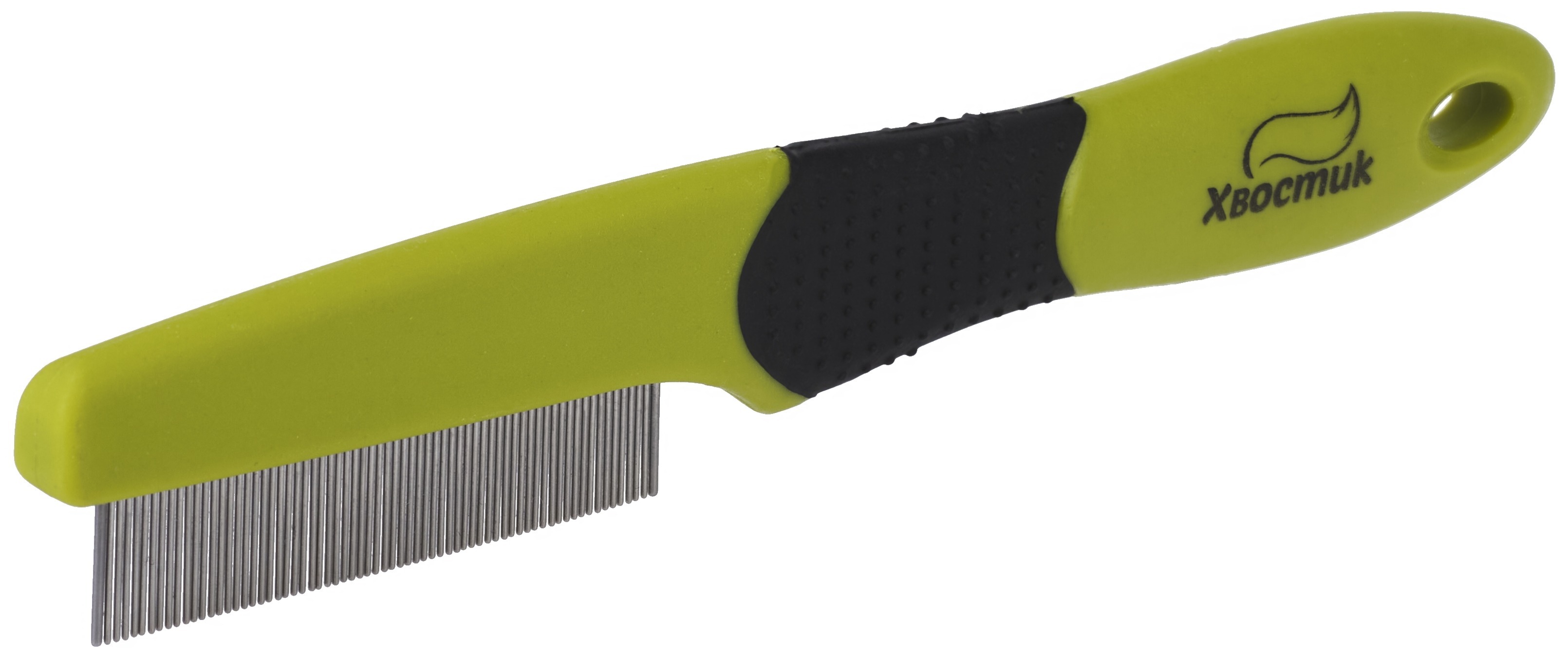 Расческа Хвостик односторонний для вычесывания шерсти фото 3