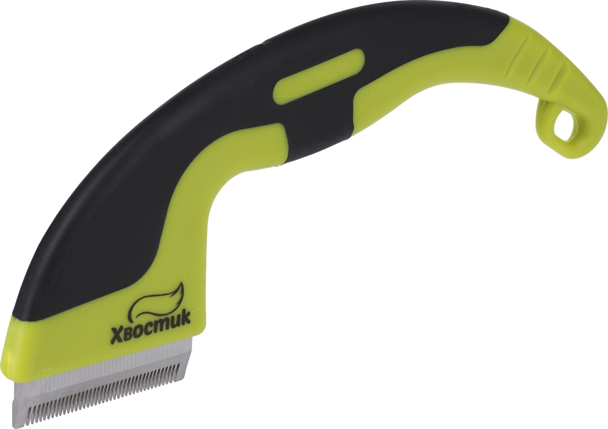 Расческа-триммер Хвостик для вычесывания шерсти фото 3