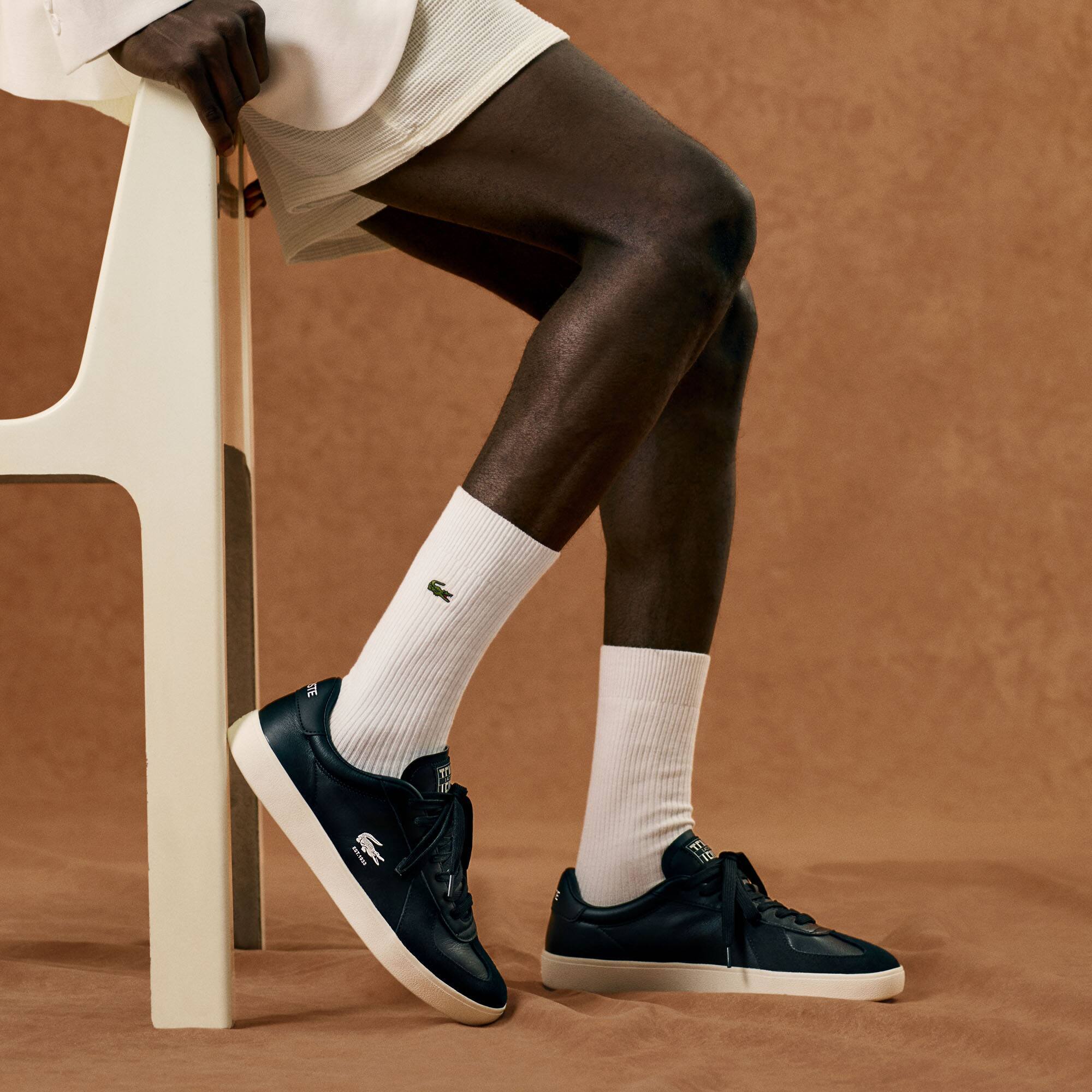 Кеды мужские Lacoste Baseshot Pro Leather Sneakers 749SMA0063454 42.5 (8.5 UK) черные фото 7