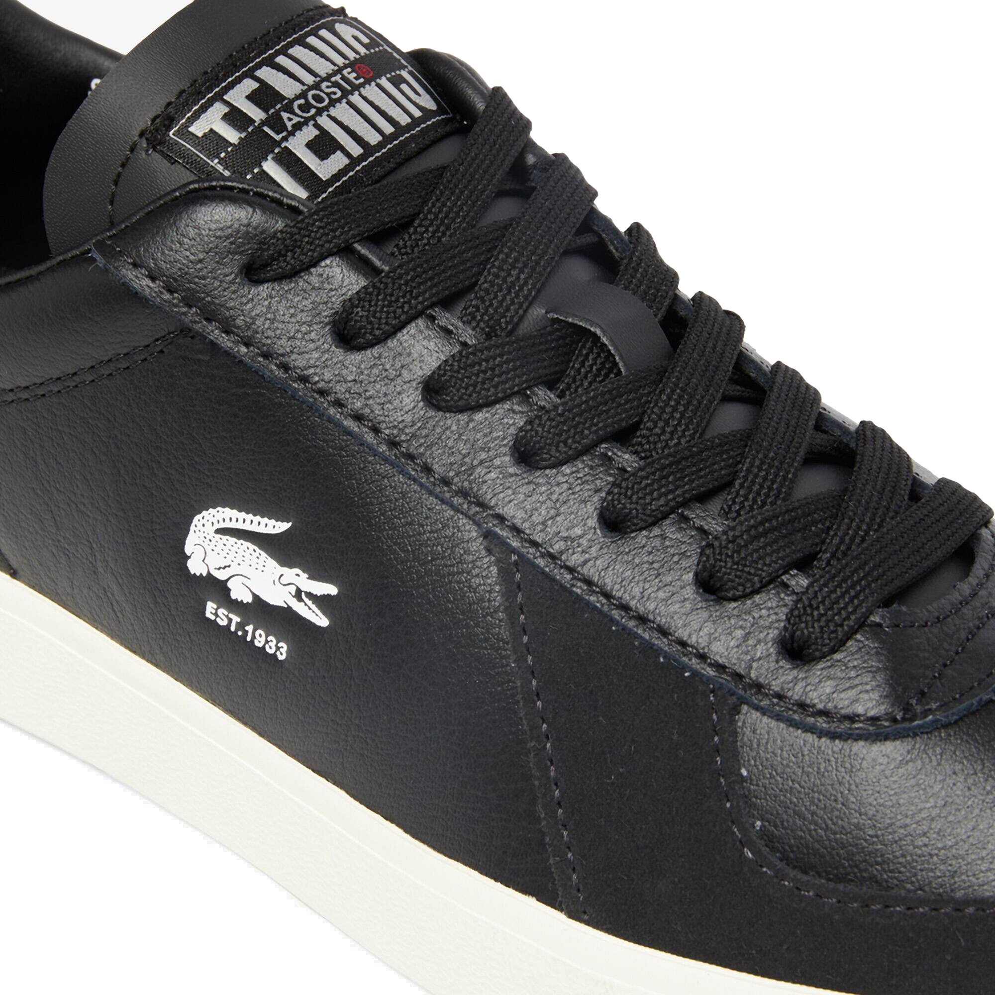 Кеды мужские Lacoste Baseshot Pro Leather Sneakers 749SMA0063454 42.5 (8.5 UK) черные фото 7