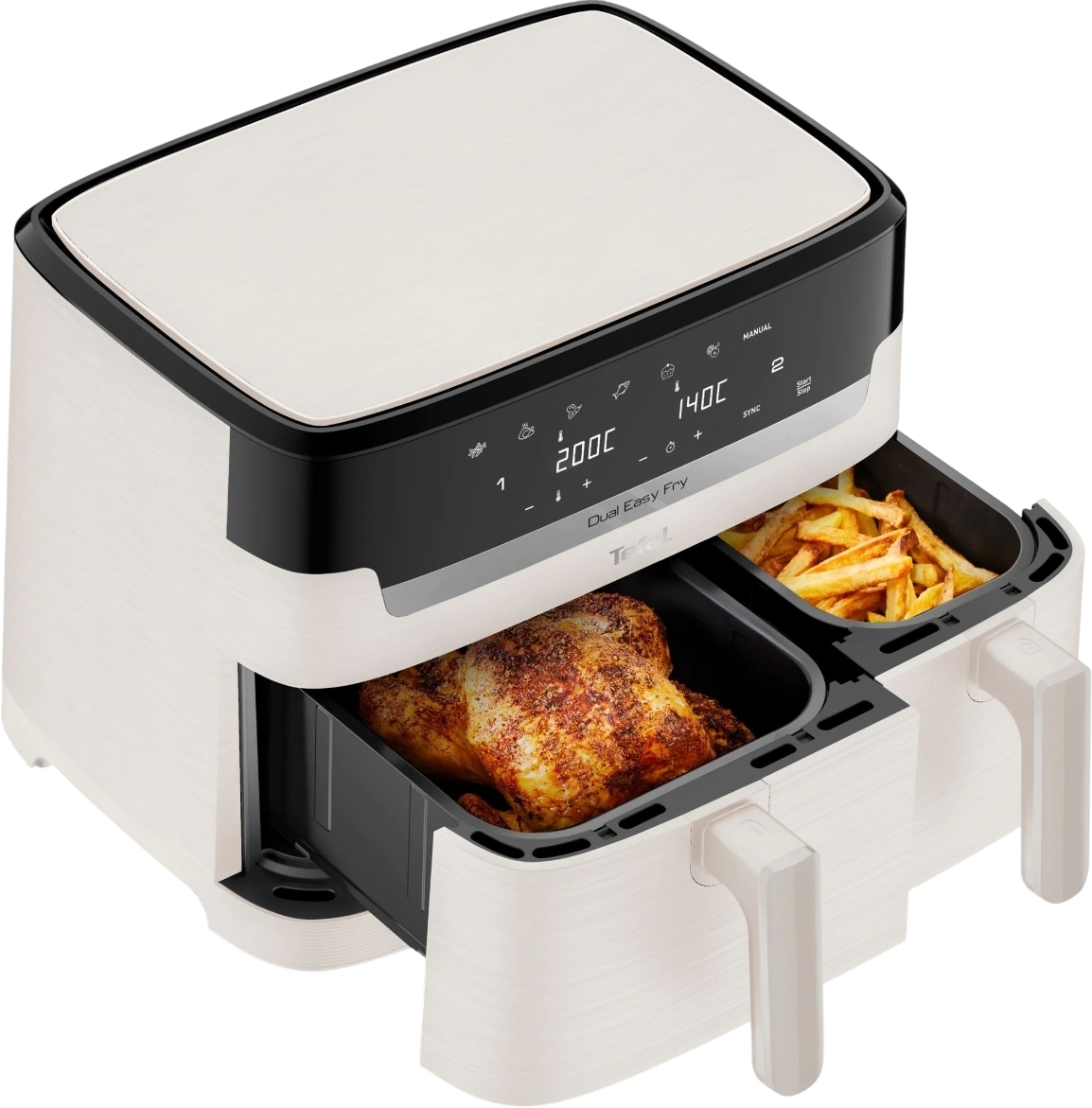 Мультипечь Tefal Easy Fry Dual Essential EY901AE0 фото 2