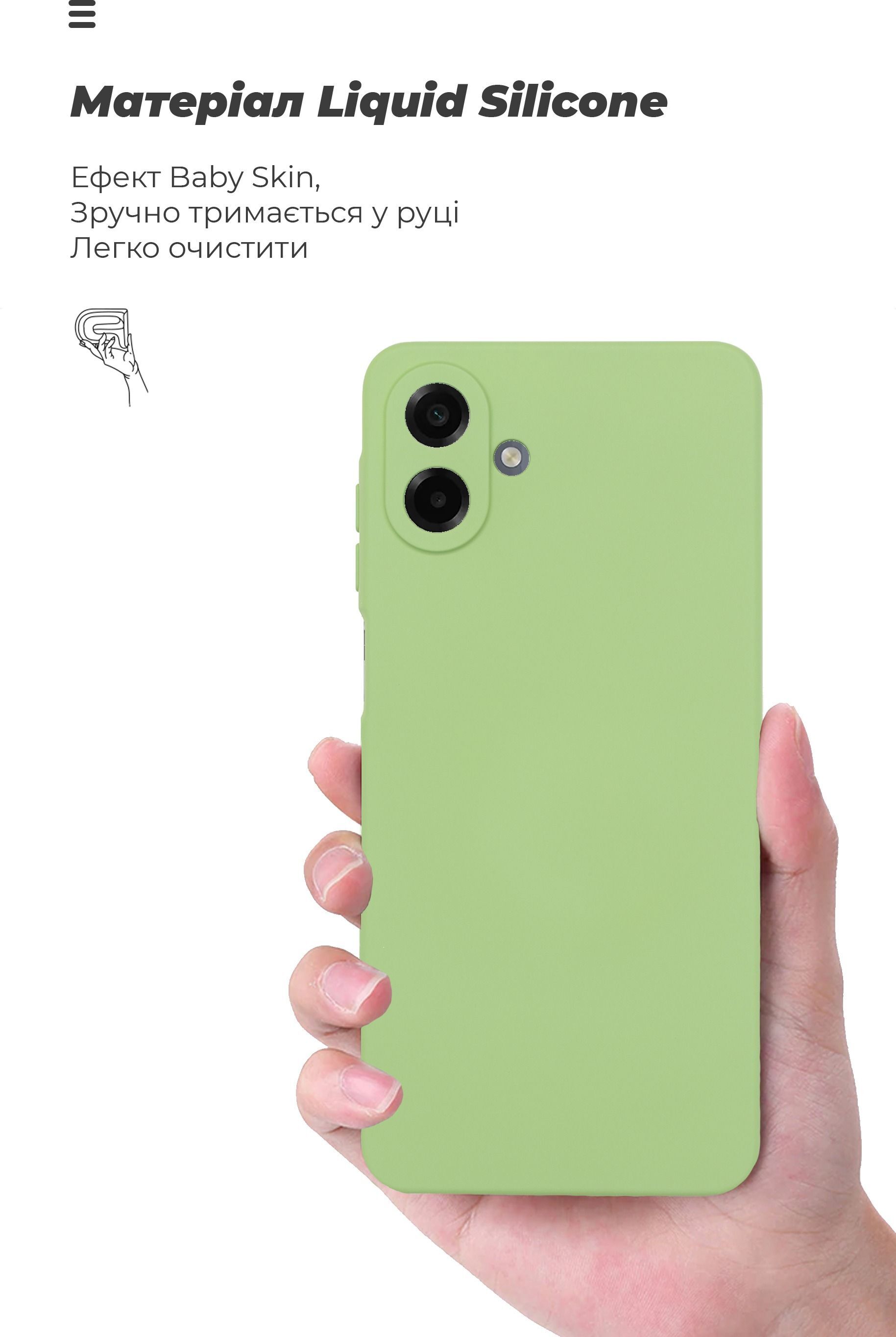 Чохол ArmorStandart ICON для Samsung A07 4G Camera cover Green (ARM86773)фото6