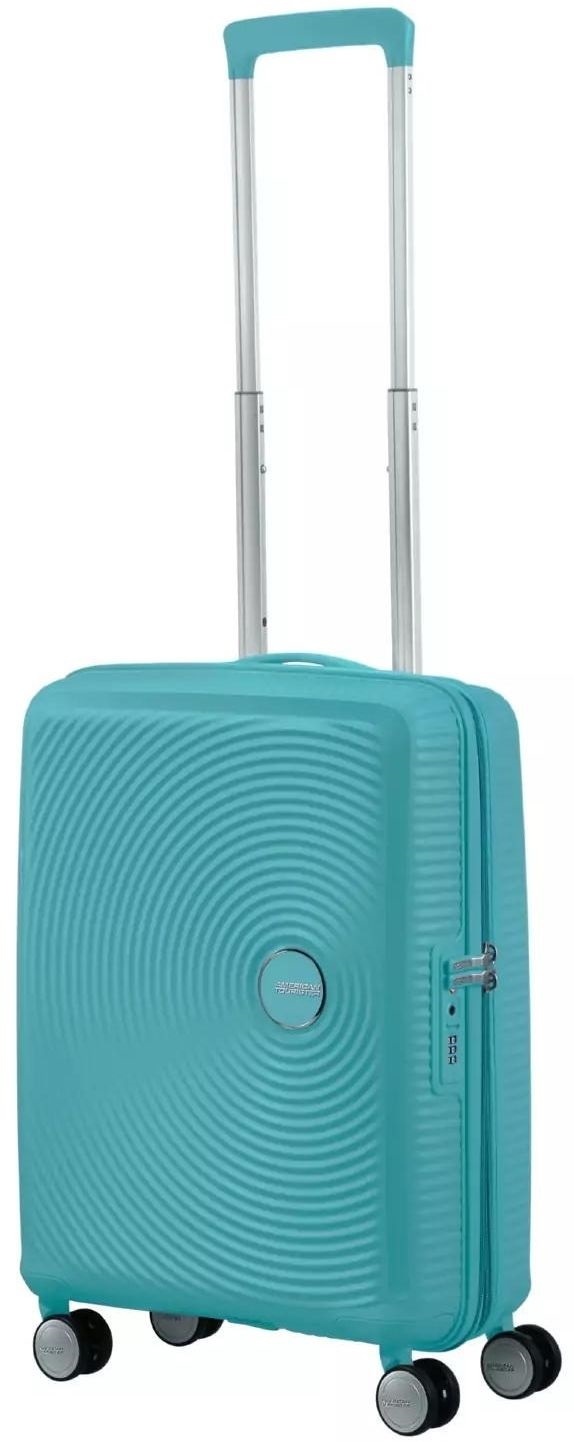 Валіза American Tourister, Soundbox, поліпропілен, маленький, 55 см, 35.5/41л, TSA, 4 колеса (32G*61001)фото
