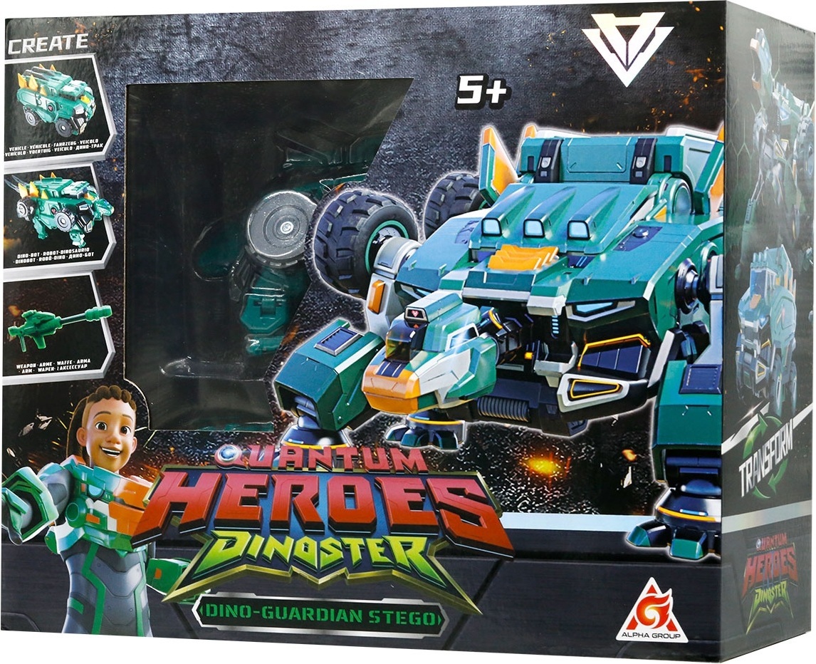 Динозавр-трансформер Dinoster Мега Дино-Гардиан Стего (EU580807) фото 5