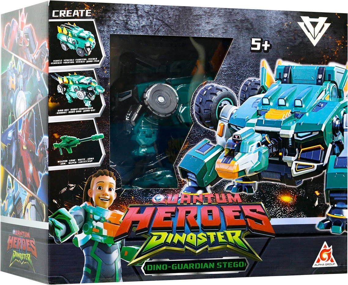 Динозавр-трансформер Dinoster Мега Дино-Гардиан Стего (EU580807) фото 3