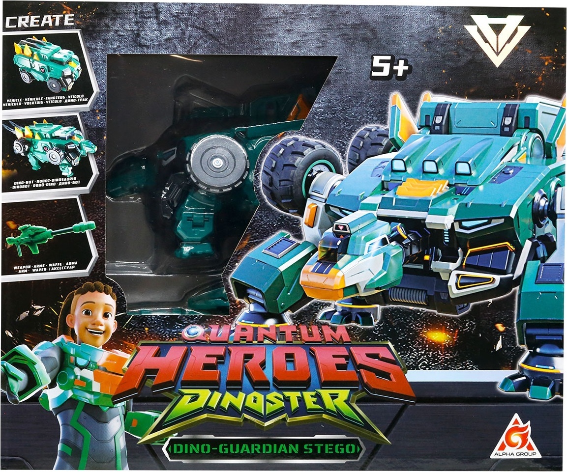 Динозавр-трансформер Dinoster Мега Дино-Гардиан Стего (EU580807) фото 4