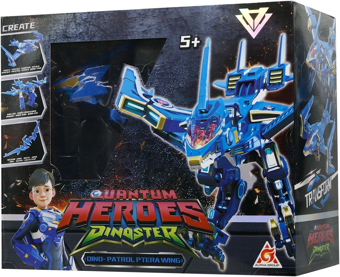 Динозавр-трансформер Dinoster Мега Дино-Петрол Птера Винг (EU580808) фото 