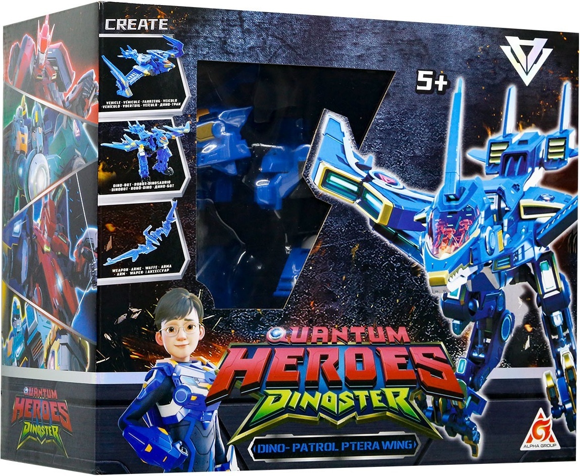 Динозавр-трансформер Dinoster Мега Дино-Петрол Птера Винг (EU580808) фото 