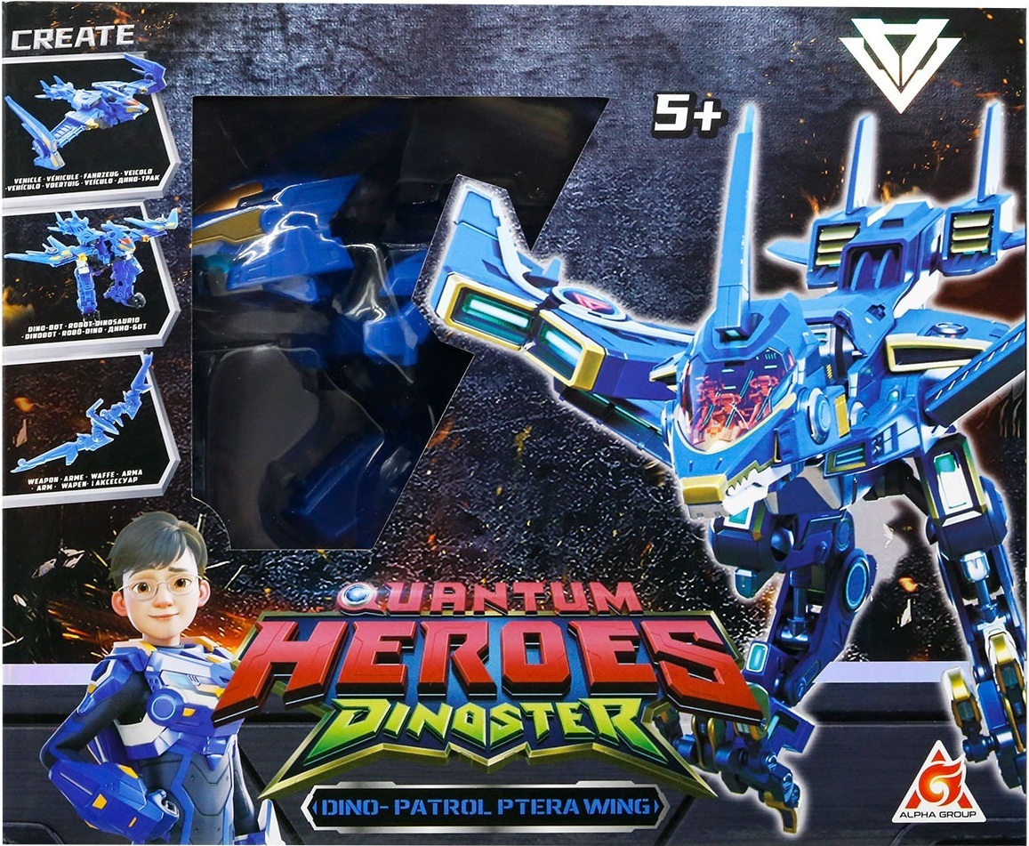 Динозавр-трансформер Dinoster Мега Дино-Петрол Птера Винг (EU580808) фото 