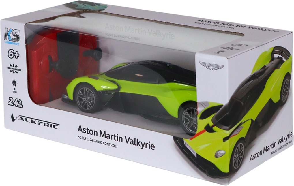 Автомобіль KS Drive на р/к Aston Martin Valkyrie (1:24, 2.4 ГГц, зелений) (250GAVGG)фото13
