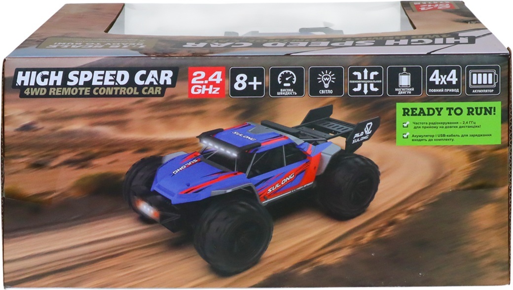 Автомобіль KS Drive Off-road на р/к High Speed (синій, 1:16) (SL-8024A)фото14