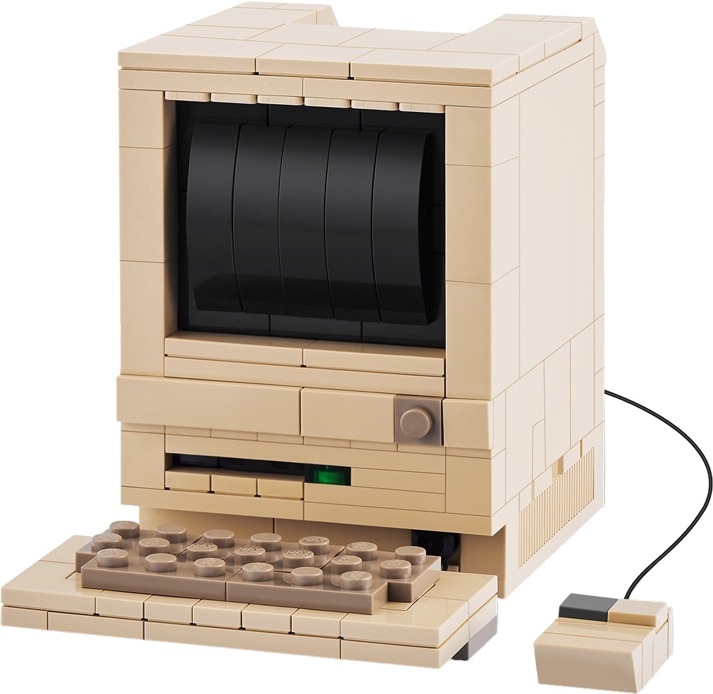 Конструктор в капсулі Max серії Retro S1 Комп’ютер Макінтош (83185AGQ8)фото