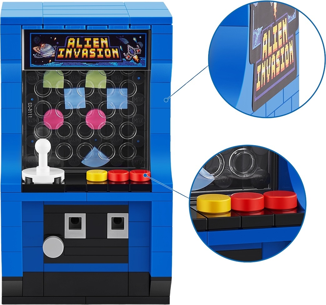 Конструктор в капсулі Max серії Retro S1 Ігровий аркадний автомат (83185BGQ8)фото