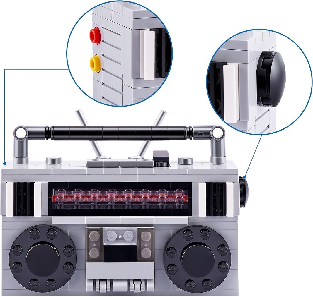 Конструктор в капсулі Max серії Retro S1 Касетний магнітофон (83185DGQ8)фото