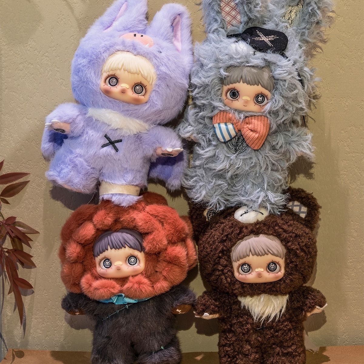 Игрушка коллекционная мягкая с кольцом Pop Top Hi Toy серии MayMei Темный лес (HC013) фото 