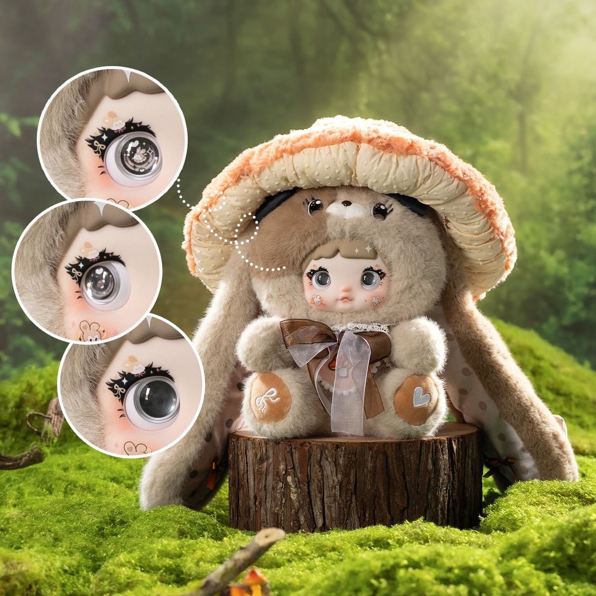 Игрушка коллекционная мягкая Pop Top Hi Toy серии Nommi Грибочки 400% (32 см, в асс.) (HC017) фото 