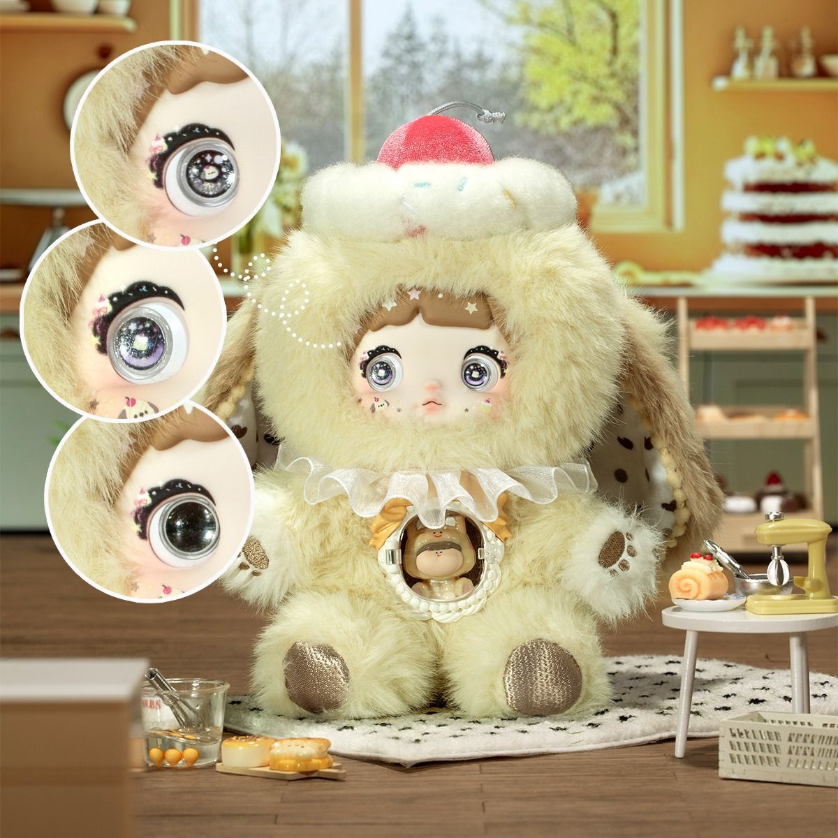 Игрушка коллекционная мягкая с кольцом Pop Top Hi Toy серии Nommi Солодусики (HC020) фото 