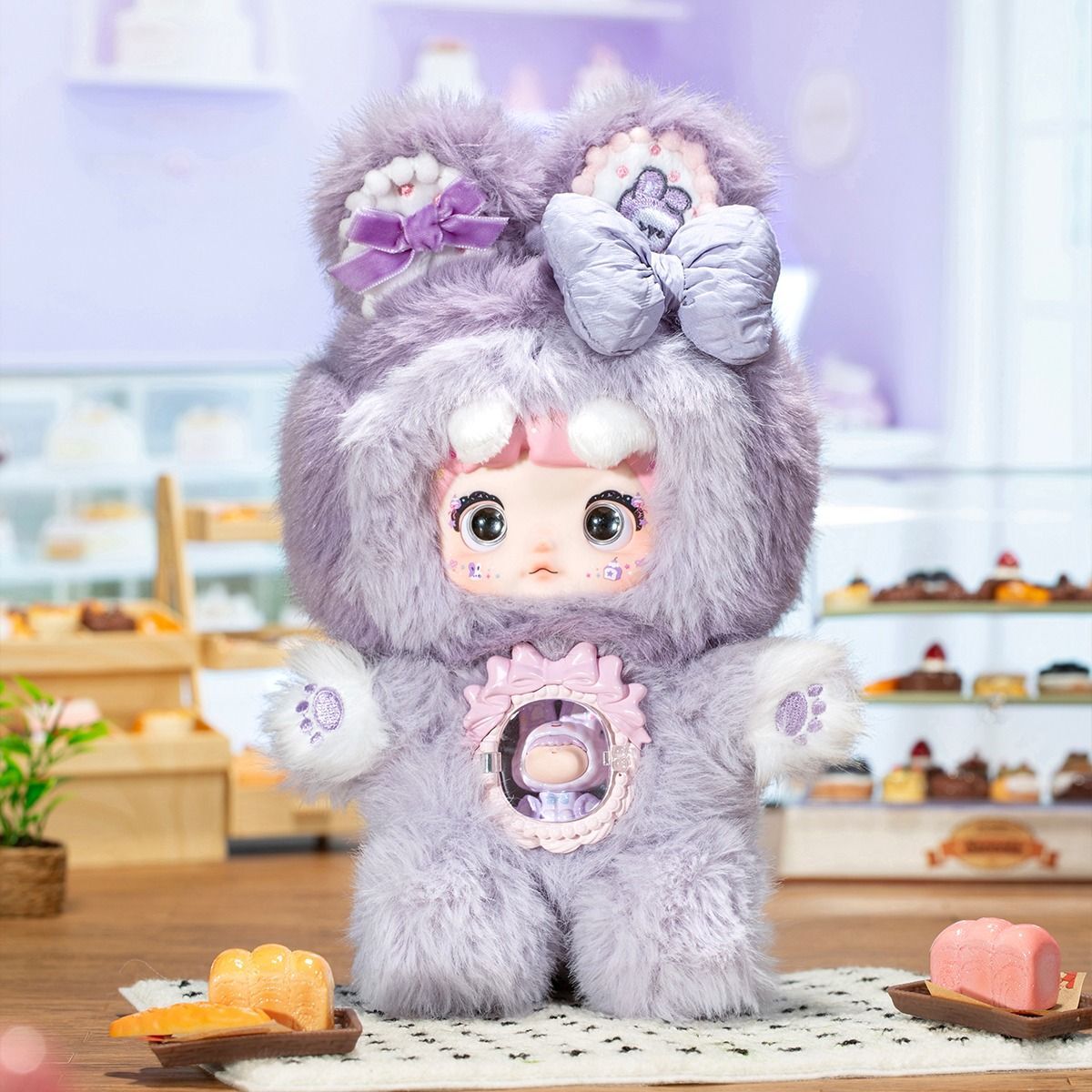 Игрушка коллекционная мягкая с кольцом Pop Top Hi Toy серии Nommi Солодусики (HC020) фото 