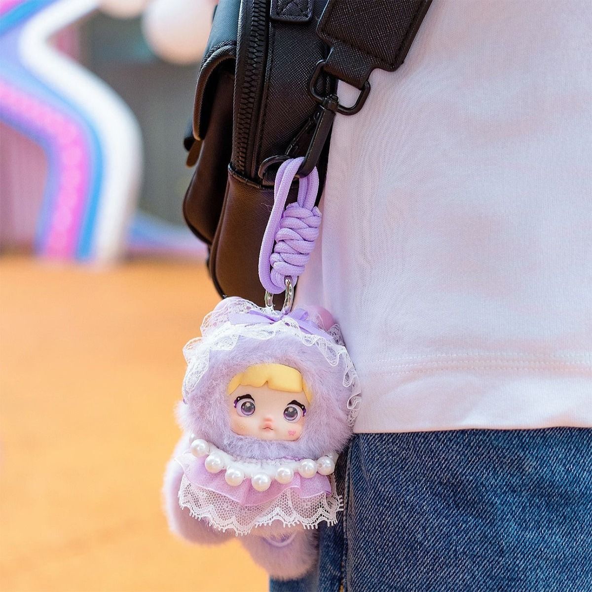 Фігурка пухнаста на підвісі Pop Top Hi Toy серії Nommi Зайченята (HC023)фото