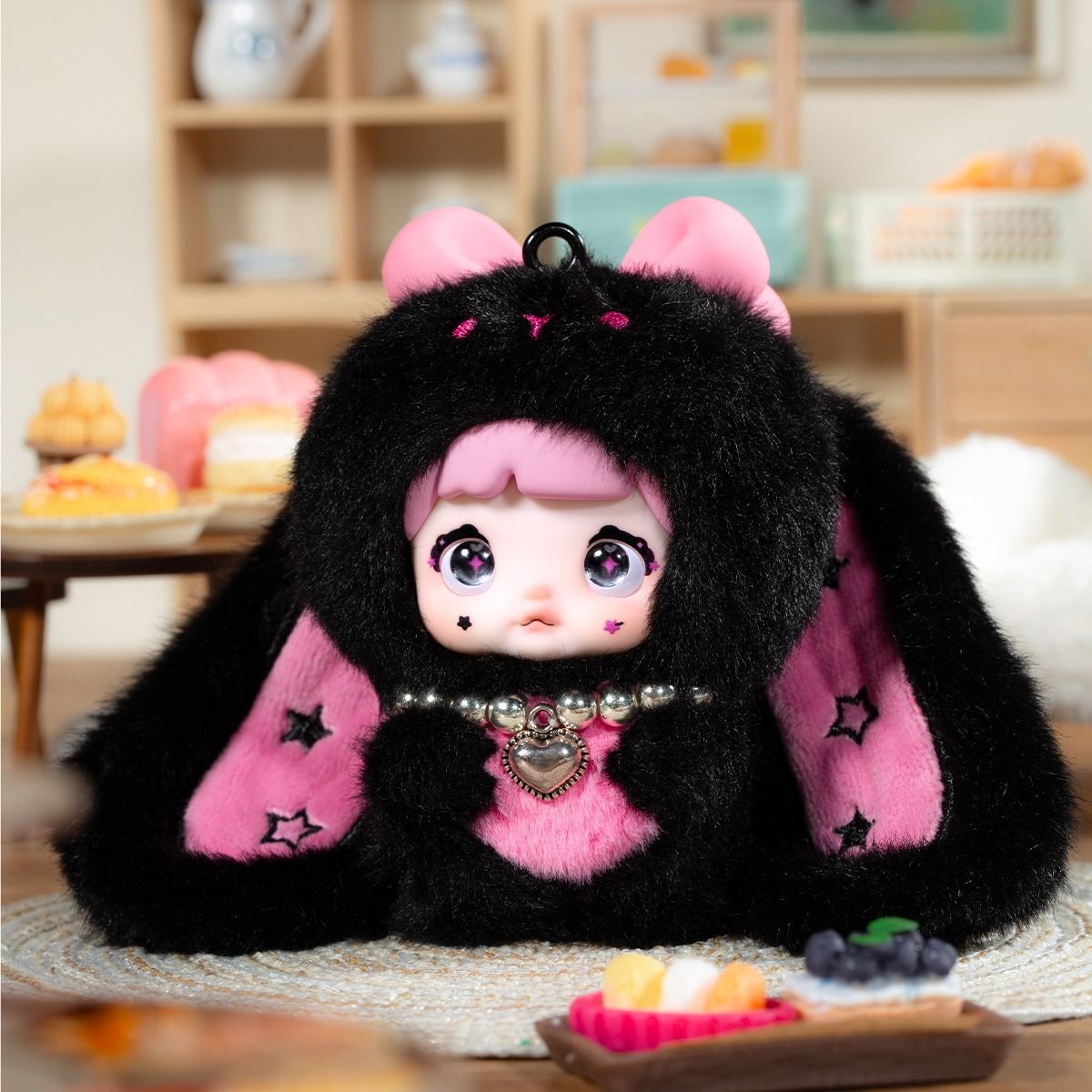 Фігурка пухнаста на підвісі Pop Top Hi Toy серії Nommi Зайченята (HC023)фото