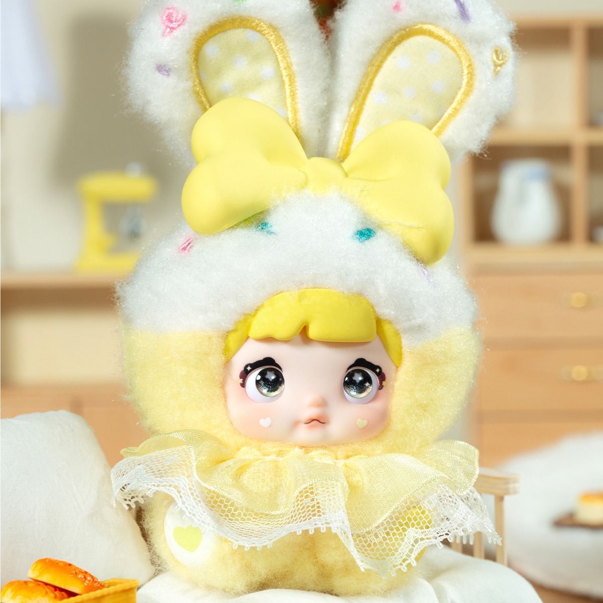 Фігурка пухнаста на підвісі Pop Top Hi Toy серії Nommi Зайченята (HC023)фото