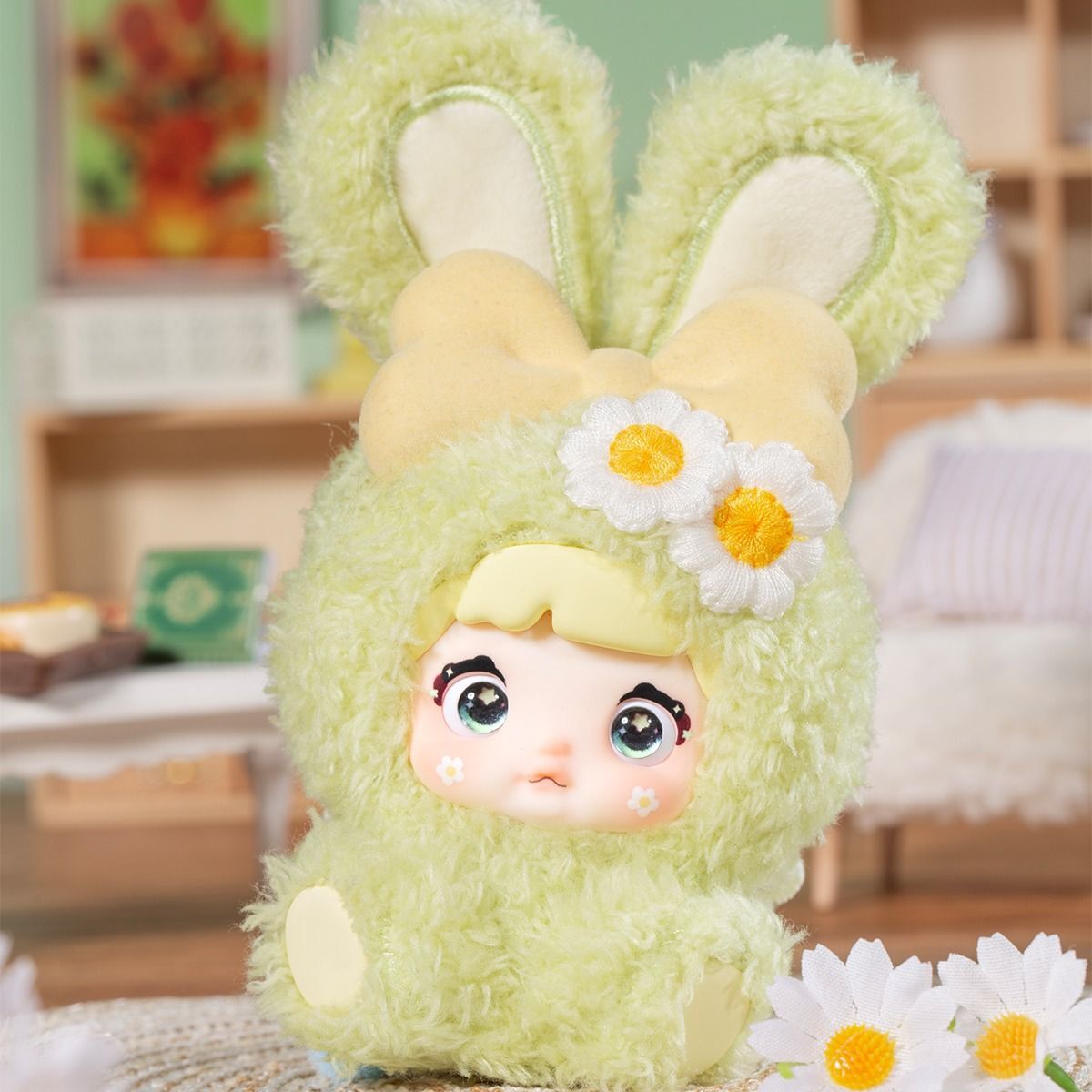 Фігурка пухнаста на підвісі Pop Top Hi Toy серії Nommi Зайченята (HC023)фото