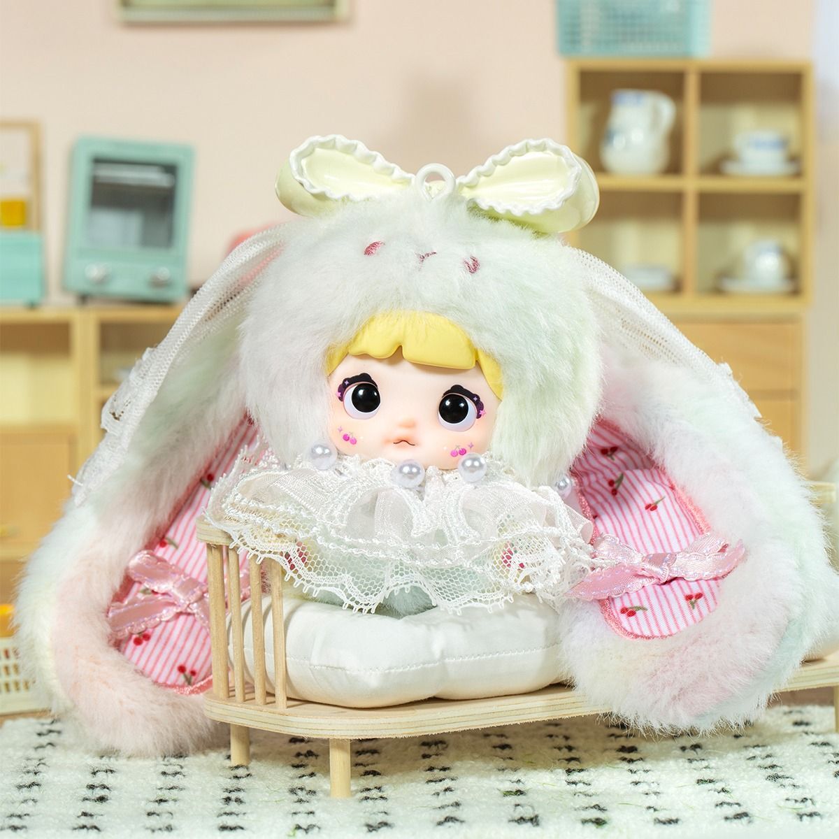 Фігурка пухнаста на підвісі Pop Top Hi Toy серії Nommi Зайченята (HC023)фото