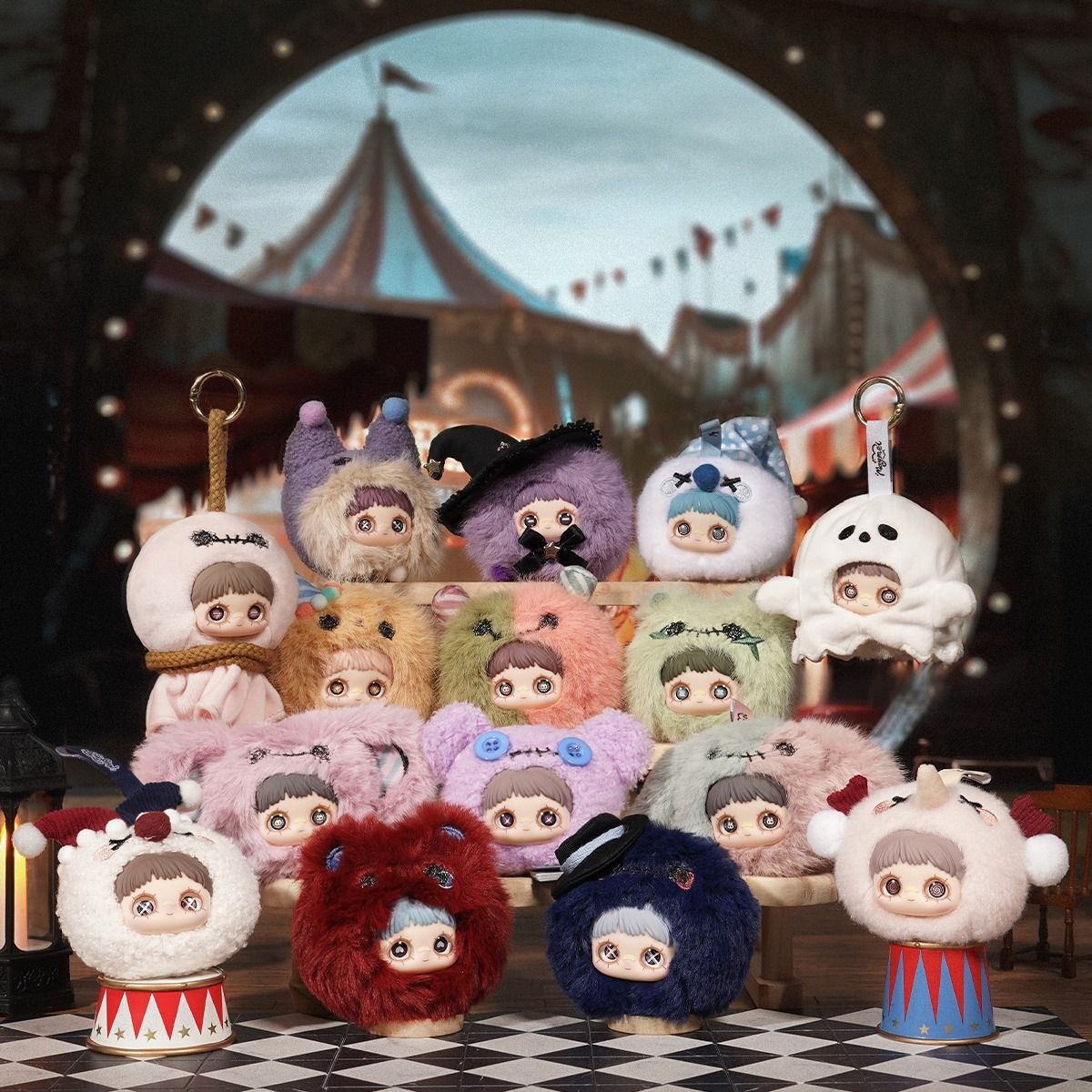 Игрушка коллекционная мягкая с кольцом Pop Top Hi Toy серии MayMei Безумный цирк (HC029) фото 3