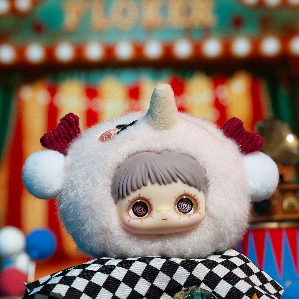 Игрушка коллекционная мягкая с кольцом Pop Top Hi Toy серии MayMei Безумный цирк (HC029) фото 5