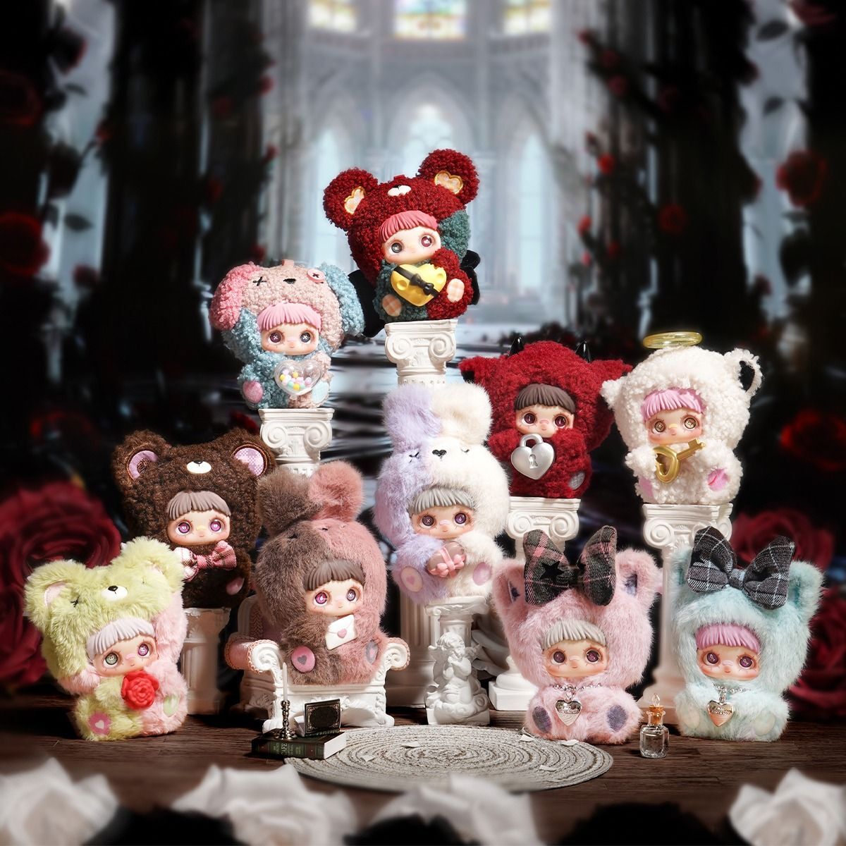 Пушистая фигурка-сюрприз на подвесе Pop Top Hi Toy серии MayMei Люблю тебя (HC031) фото 3