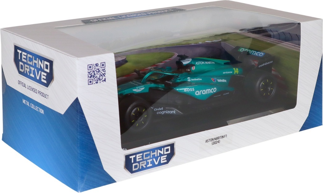 Автомодель TechnoDrive Aston Martin F1 (2024) (1:18) (250935AMF1) фото 