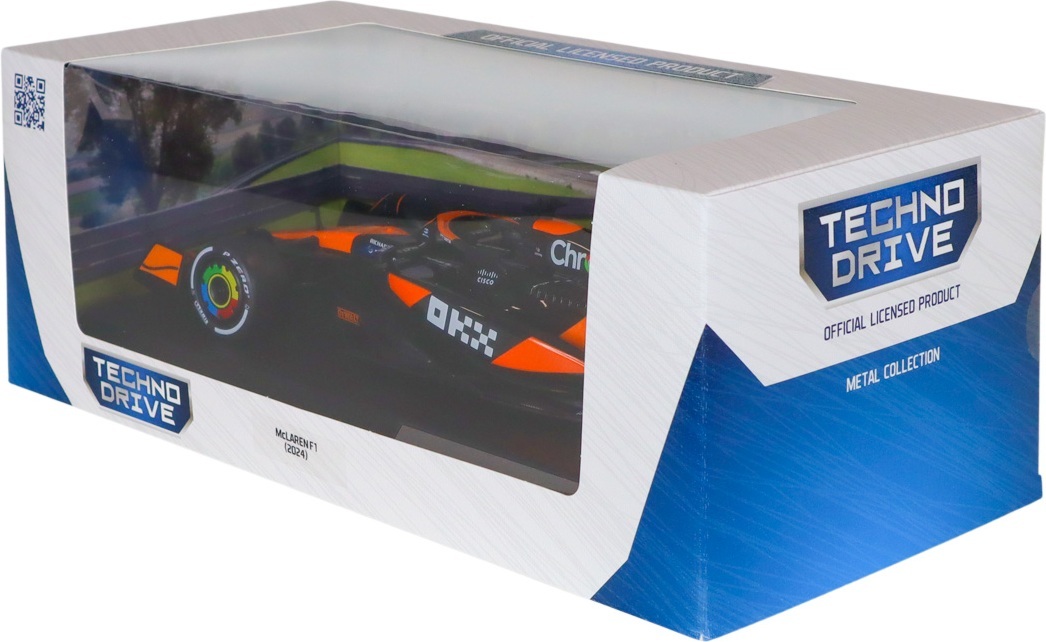 Автомодель TechnoDrive McLaren F1 (2024) (1:18) (250936MLF1) фото 