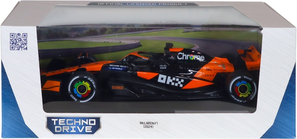 Автомодель TechnoDrive McLaren F1 (2024) (1:18) (250936MLF1) фото 