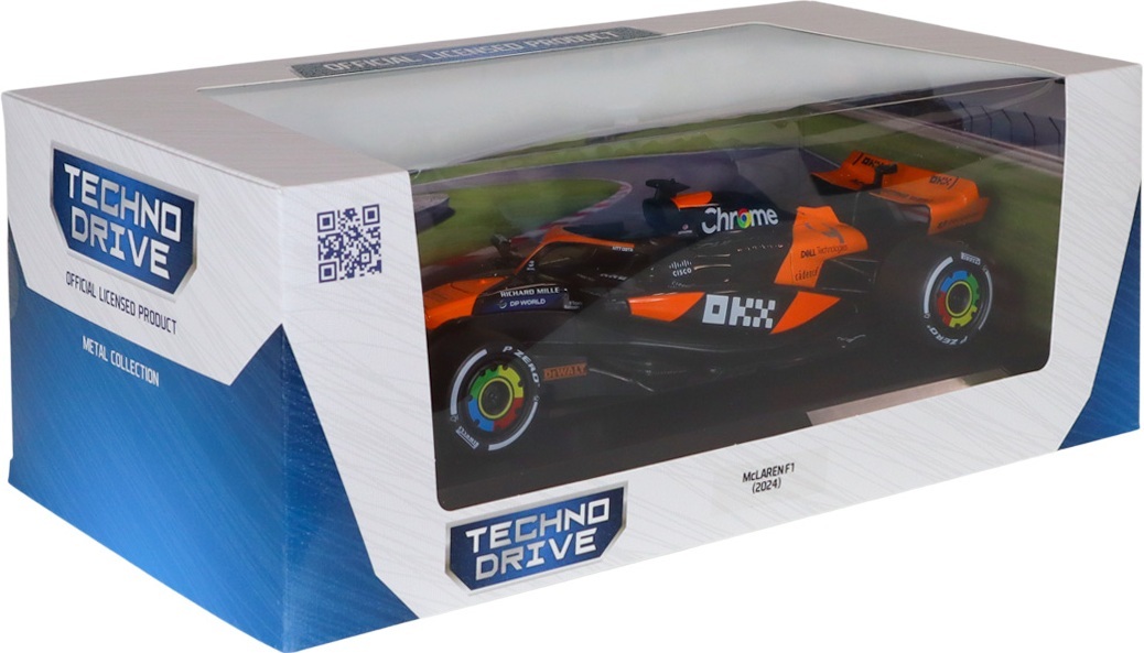 Автомодель TechnoDrive McLaren F1 (2024) (1:18) (250936MLF1) фото 