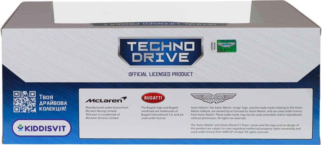 Автомодель TechnoDrive McLaren F1 (2024) (1:18) (250936MLF1) фото 