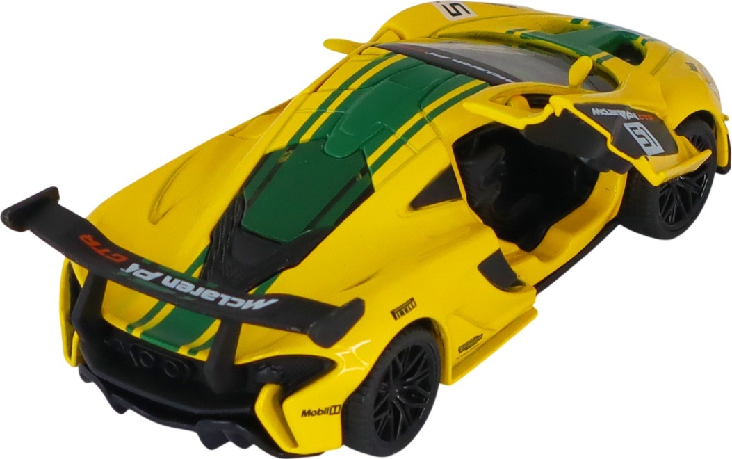 Автомодель TechnoDrive McLaren P1 (желтый, 1:43) (250946MLP1YW) фото 10