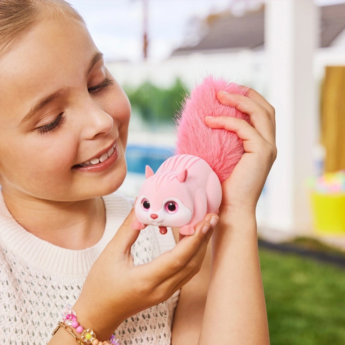 Игрушка интерактивная Pets Alive S1 Белочка (розовый) (9565B) фото 