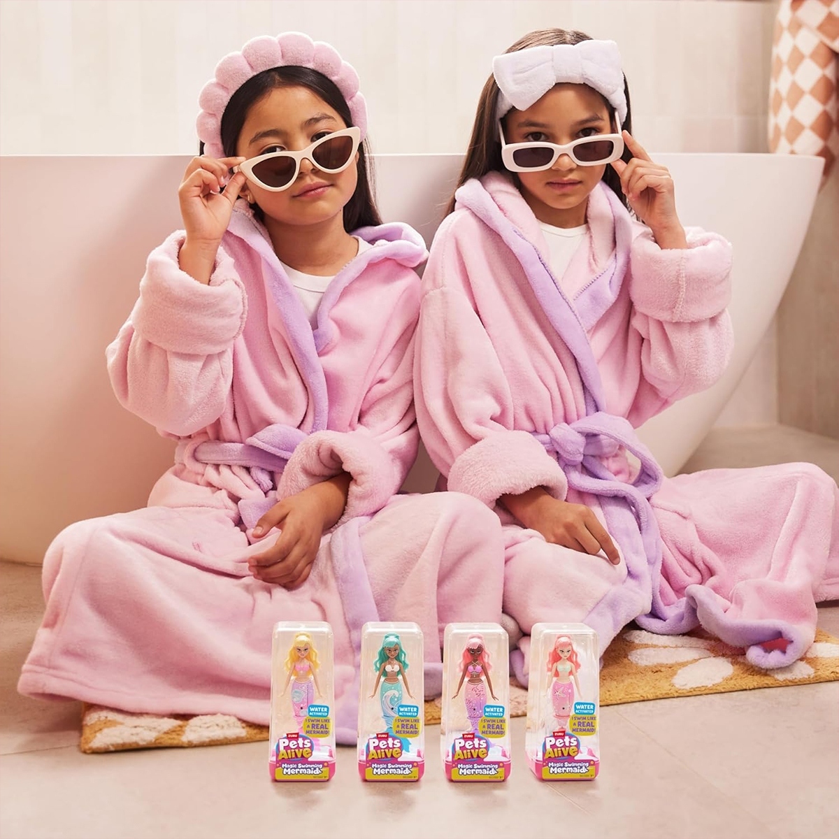 Игрушка интерактивная Pets Alive S1 Очаровательная русалочка Розовая звезда (9567A) фото 