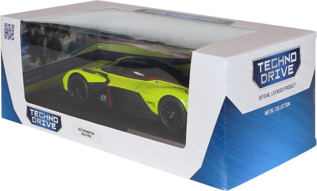 Автомодель TechnoDrive Aston Martin Valkyrie (салатовый, 1:18) (250937AMVKLG) фото 