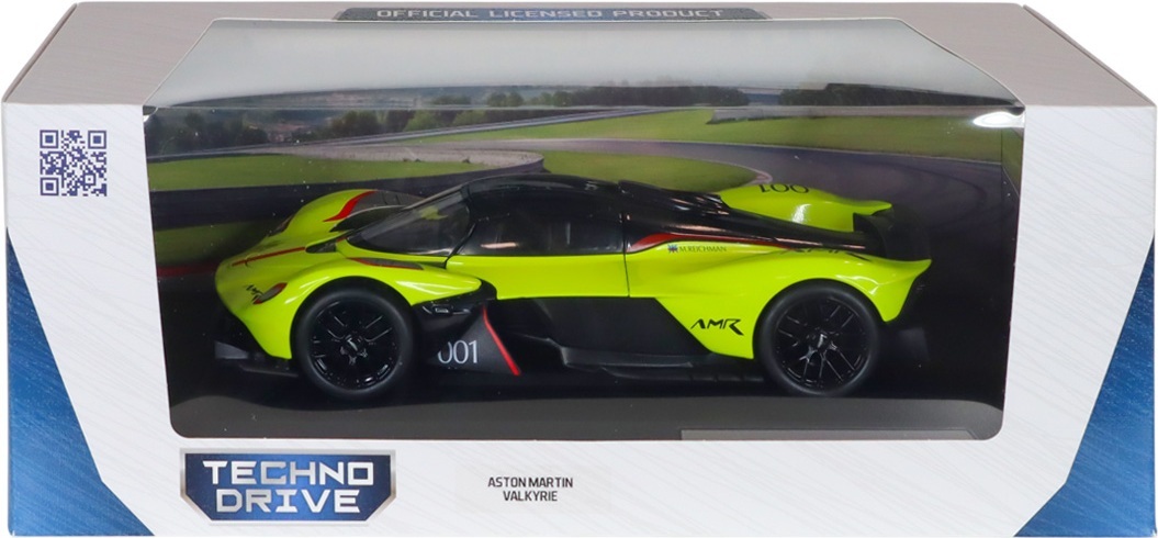 Автомодель TechnoDrive Aston Martin Valkyrie (салатовый, 1:18) (250937AMVKLG) фото 