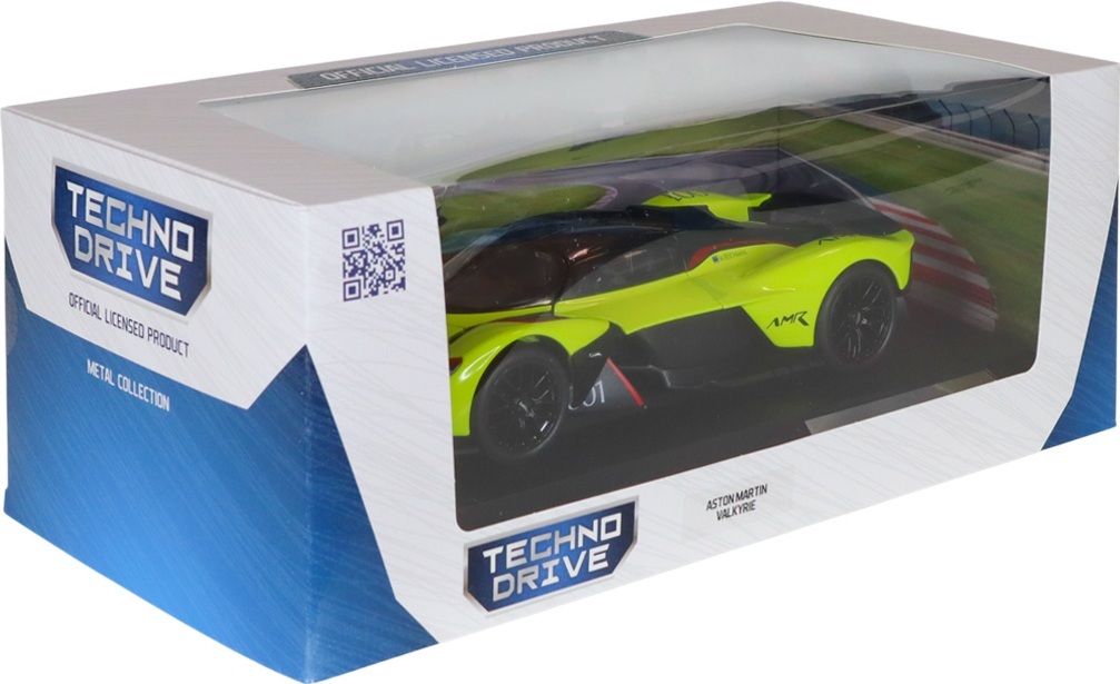 Автомодель TechnoDrive Aston Martin Valkyrie (салатовый, 1:18) (250937AMVKLG) фото 