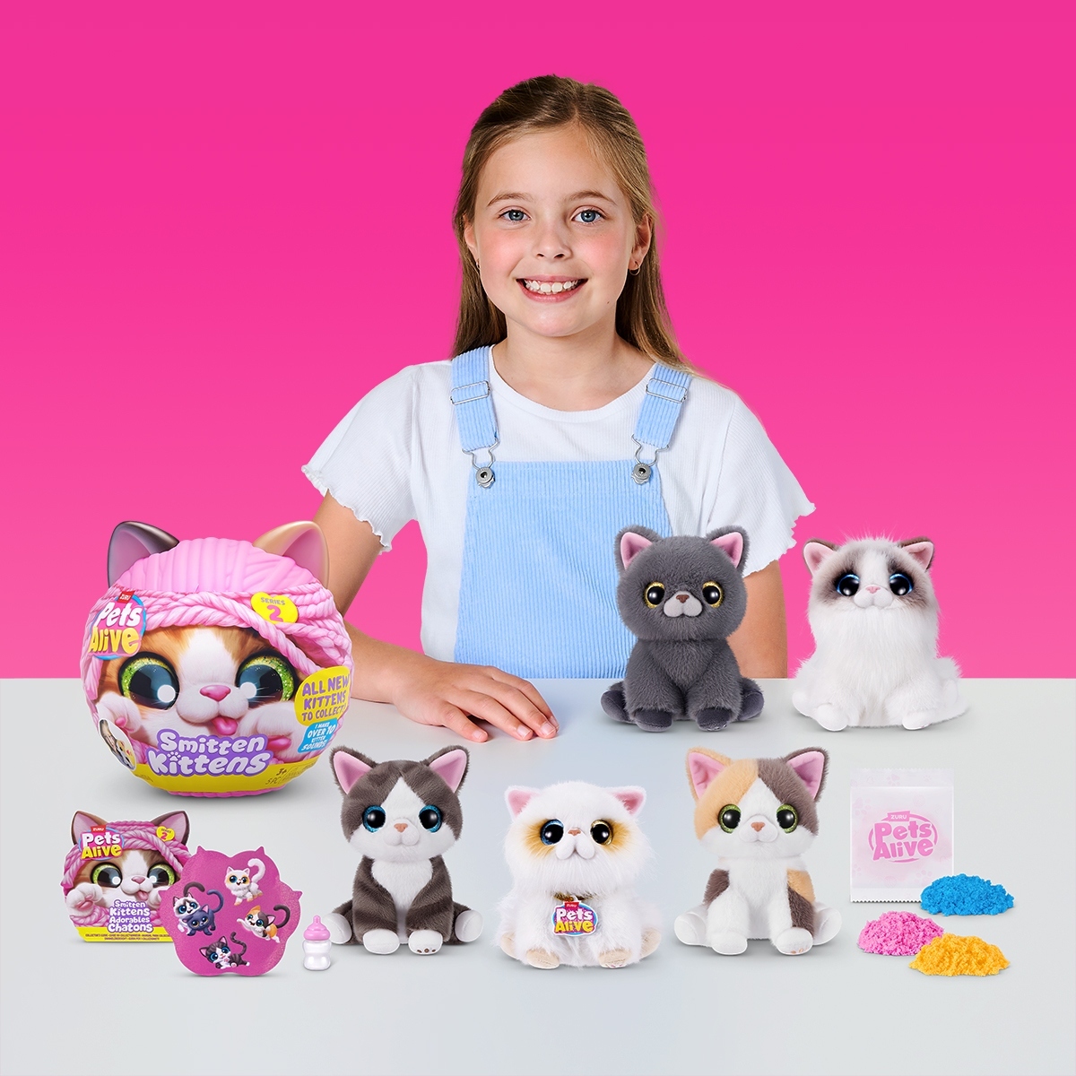 Набор интерактивный игровой Pets Alive S2 Игривые котята (9568) фото 