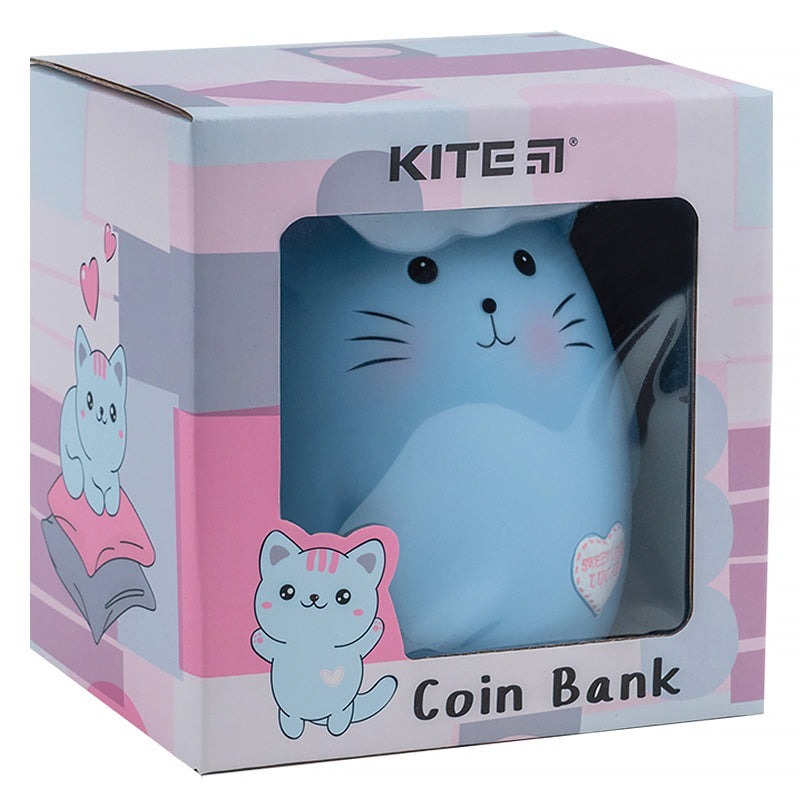 Копилка Kite blue cat (K24-498-5) фото