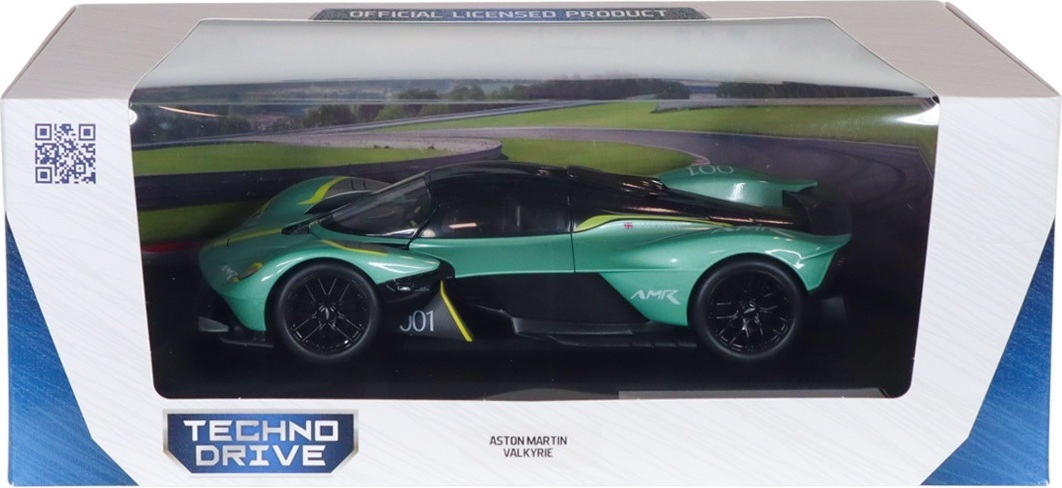 Автомодель TechnoDrive Aston Martin Valkyrie (зеленый, 1:18) (250938AMVKSG) фото 