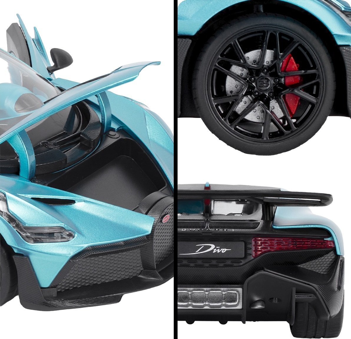 Автомодель TechnoDrive Bugatti Divo (синий, 1:18) (250939BDBL) фото 9