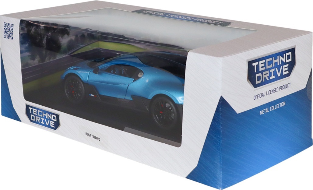 Автомодель TechnoDrive Bugatti Divo (синий, 1:18) (250939BDBL) фото 