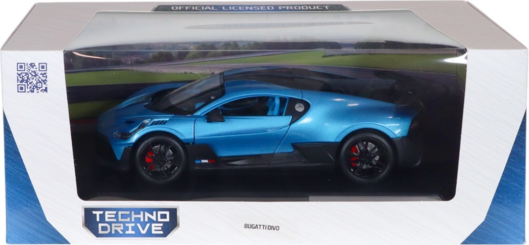 Автомодель TechnoDrive Bugatti Divo (синий, 1:18) (250939BDBL) фото 