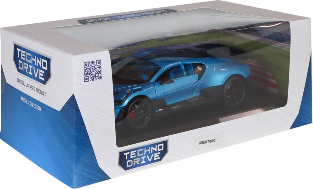 Автомодель TechnoDrive Bugatti Divo (синий, 1:18) (250939BDBL) фото 